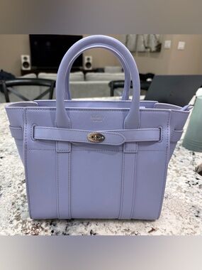 Mulberry Mini Zipped Bayswater in Lilac Haze